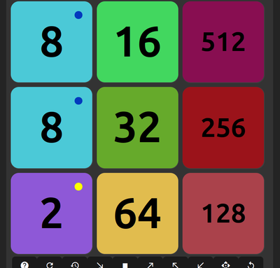 8192 mřížka s tiles 8 16 32 64 128 256 512